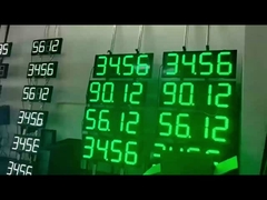 Waterproof LED Gas Price Displays Plug Play Gas Station Price Signs Red